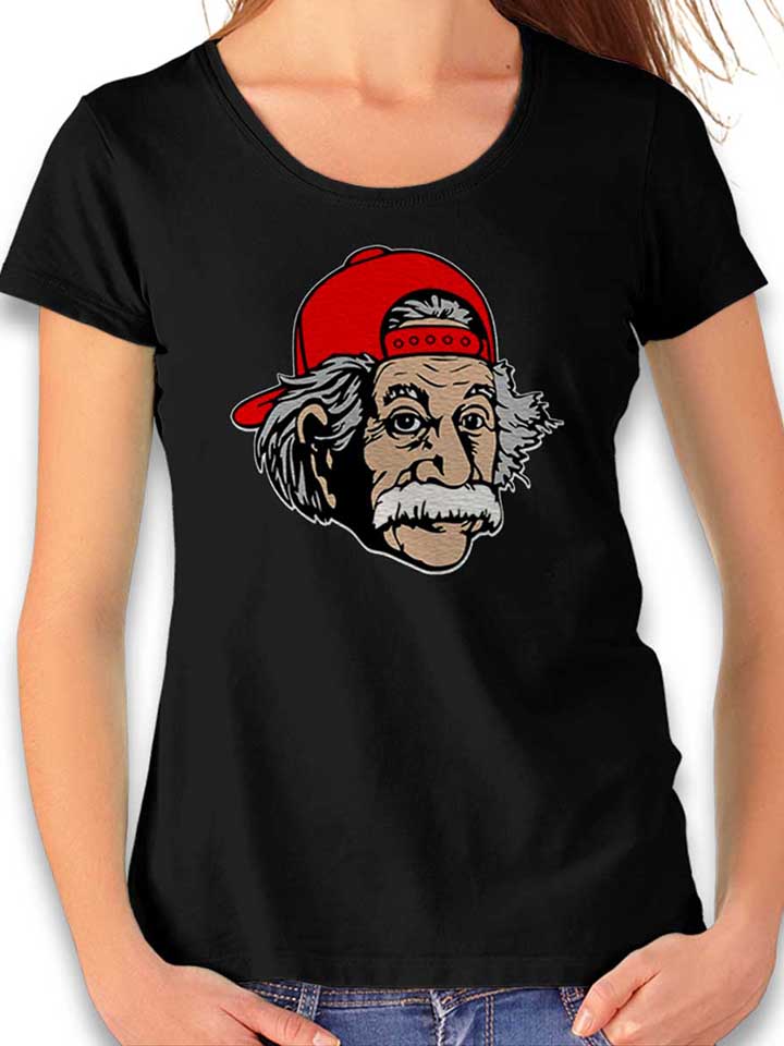 Einstein Baseballcap Womens T-Shirt black L