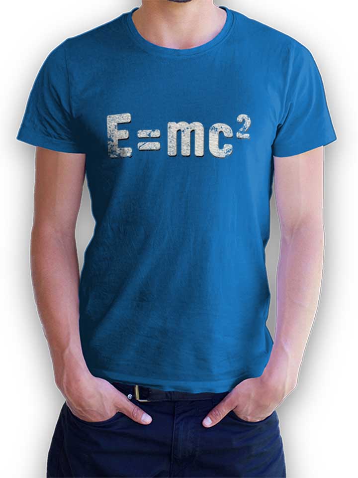 Einstein Formel T-Shirt royal L