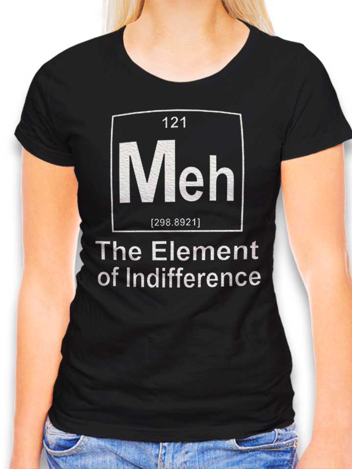 Element Meh Damen T-Shirt schwarz L