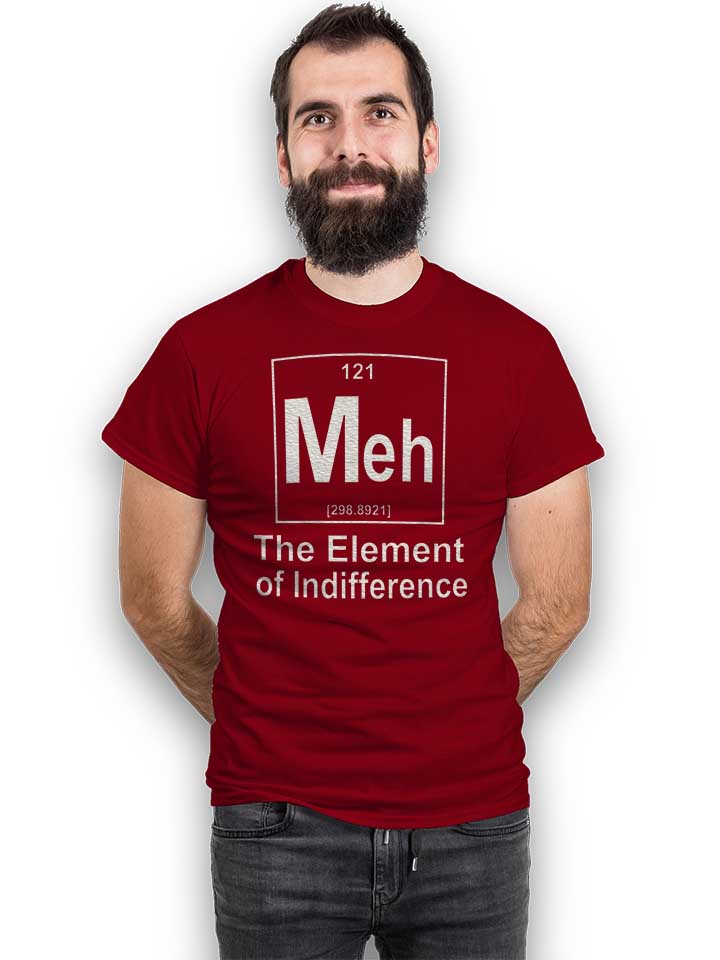 element-meh-t-shirt bordeaux 2