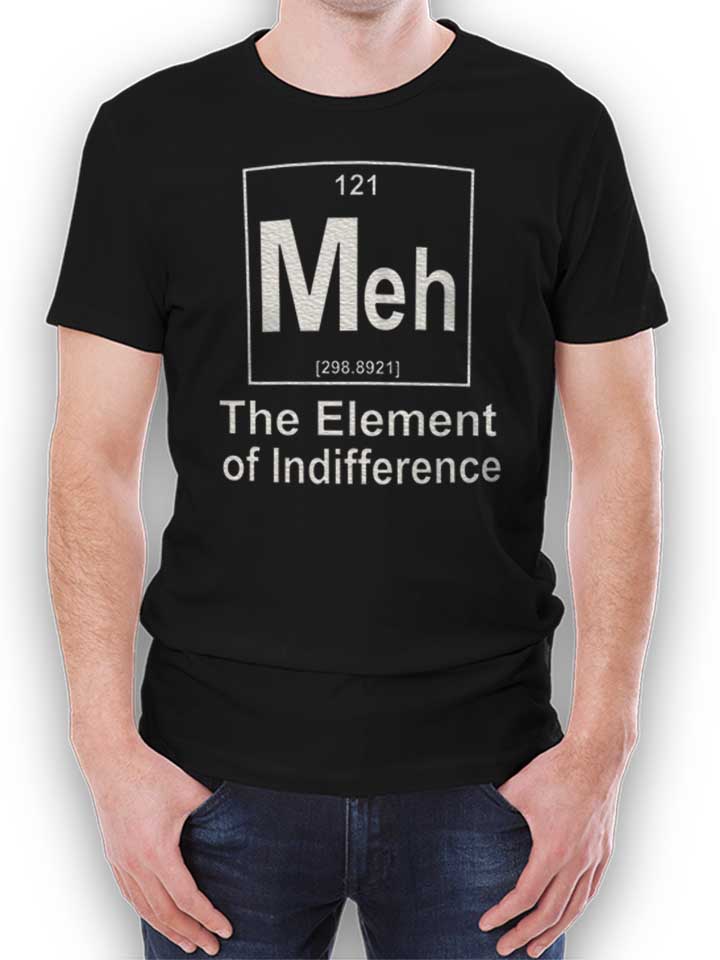 Element Meh T-Shirt schwarz L