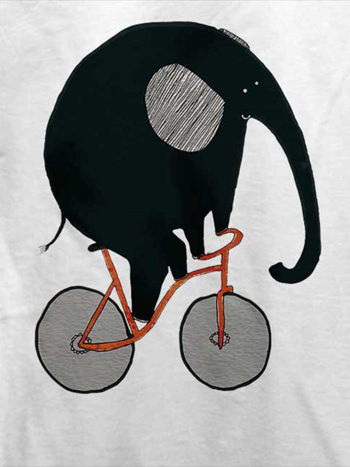 elephant-bike-t-shirt weiss 4