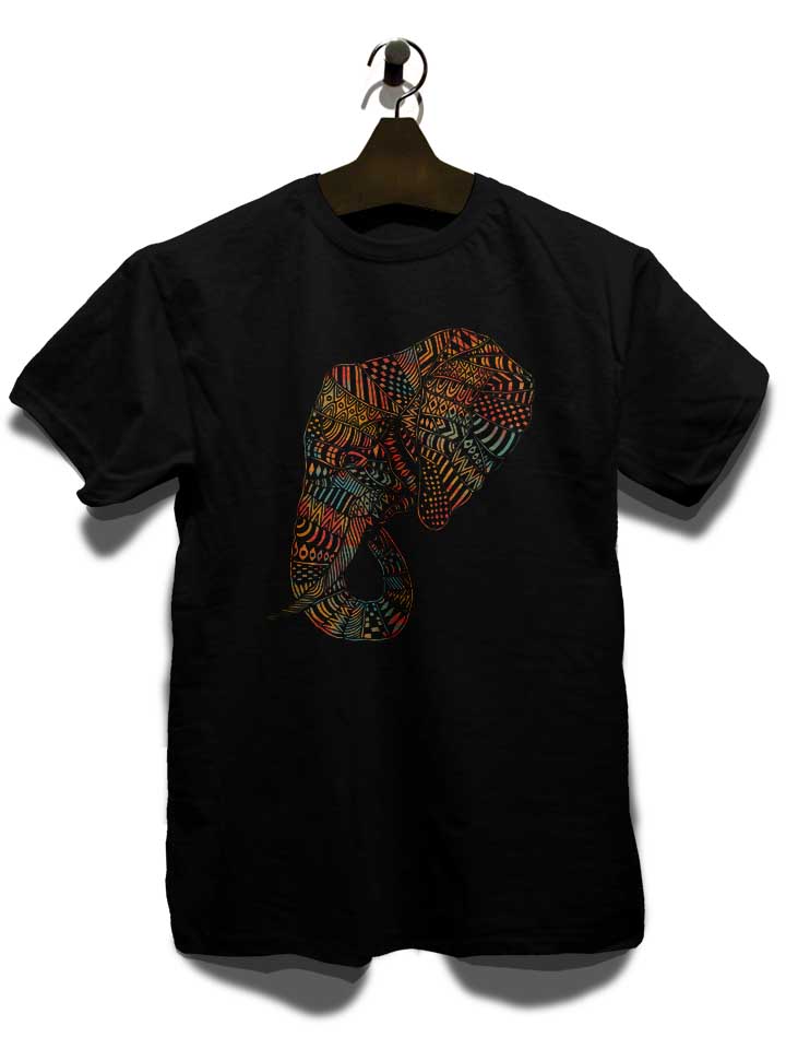 elephant-tribal-tattoo-t-shirt schwarz 3