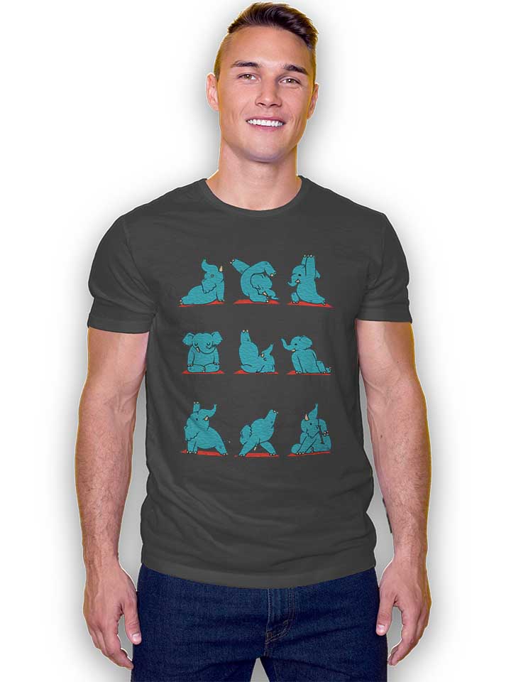 elephant-yoga-t-shirt dunkelgrau 2
