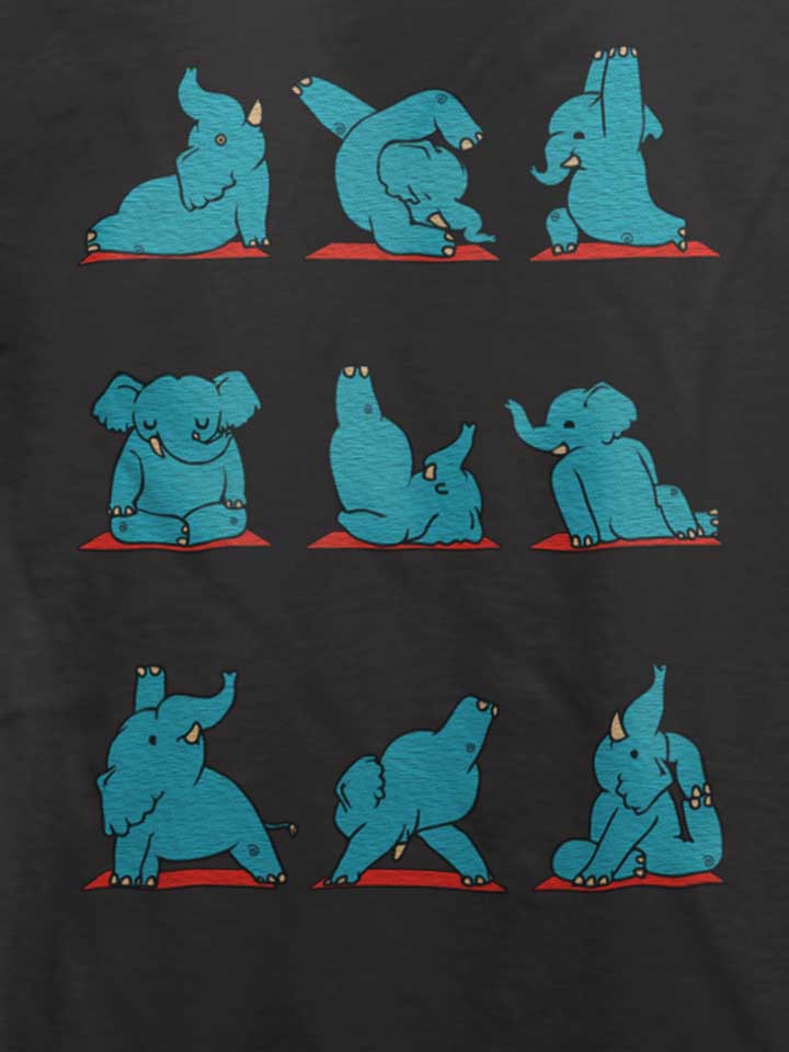 elephant-yoga-t-shirt dunkelgrau 4