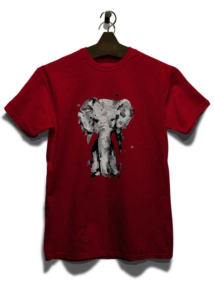 elephant-t-shirt bordeaux 3