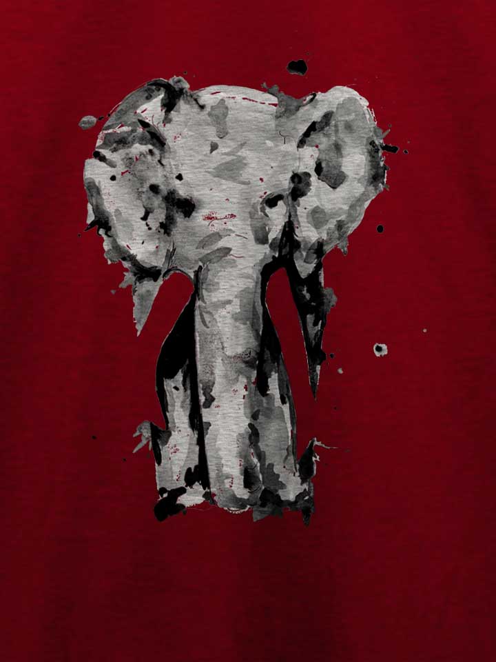 elephant-t-shirt bordeaux 4