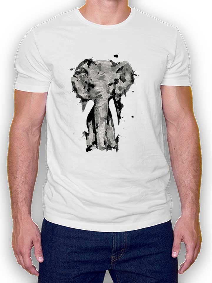 Elephant T-Shirt weiss L