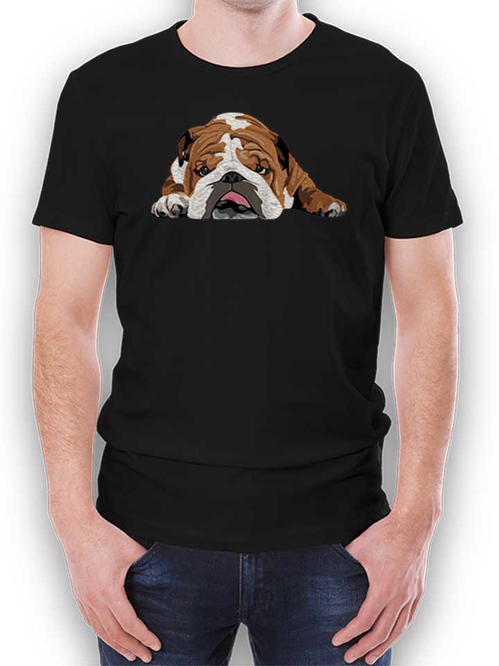 English Bulldog T-Shirt schwarz L