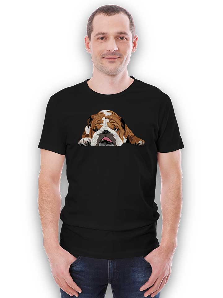 english-bulldog-t-shirt schwarz 2