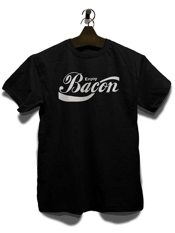 enjoy-bacon-t-shirt schwarz 3