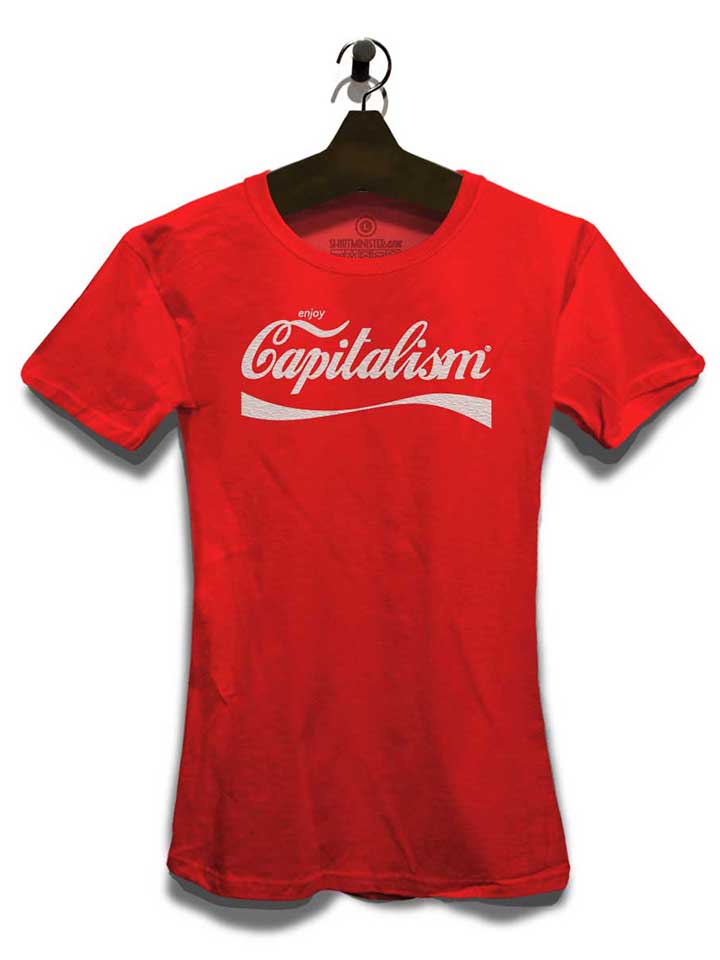 enjoy-capitalism-damen-t-shirt rot 3