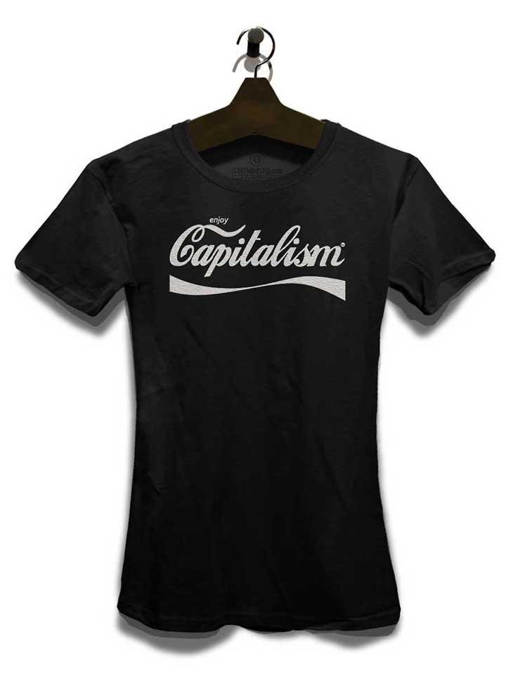 enjoy-capitalism-damen-t-shirt schwarz 3