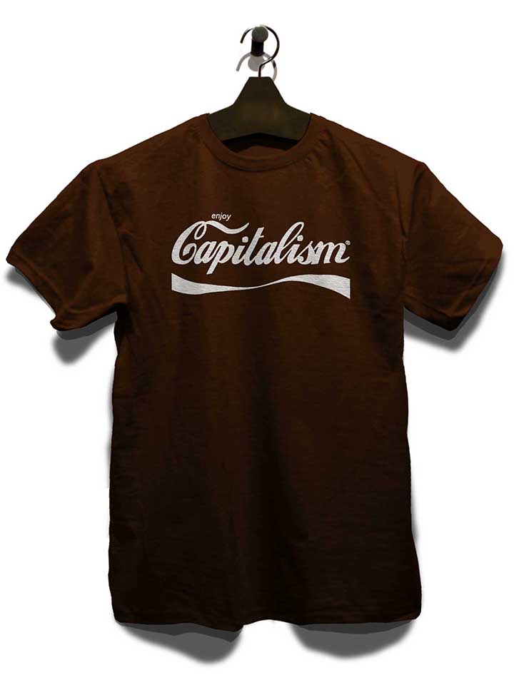 enjoy-capitalism-t-shirt braun 3