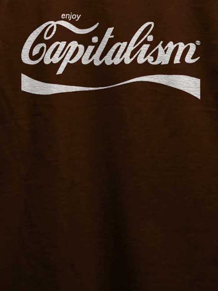 enjoy-capitalism-t-shirt braun 4