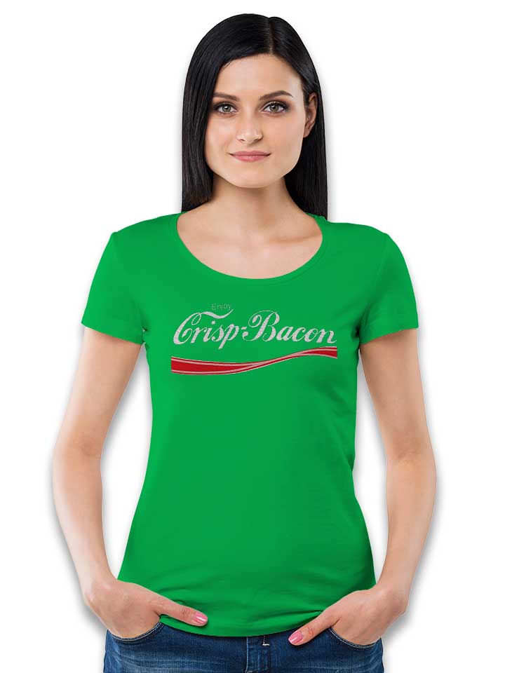 enjoy-crisp-bacon-damen-t-shirt gruen 2