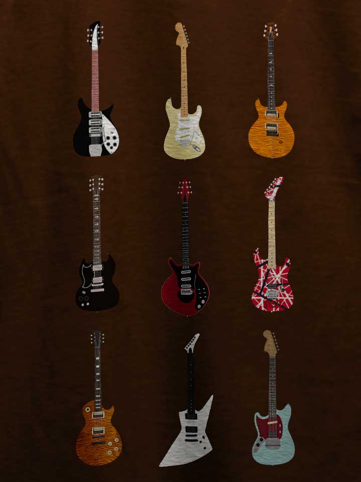 epic-guitars-of-rock-t-shirt braun 4