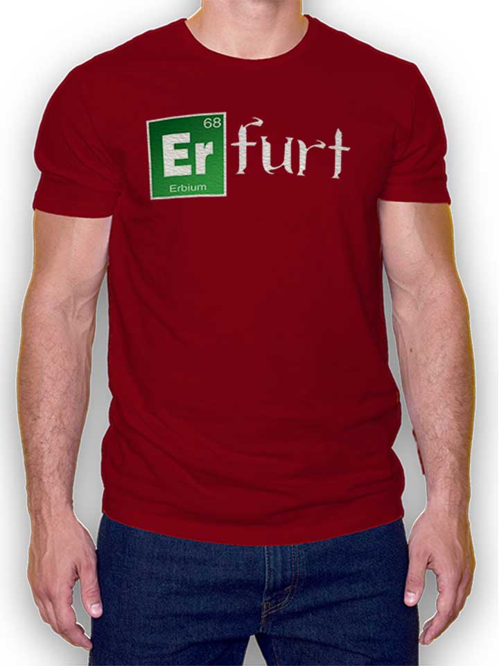 erfurt-t-shirt bordeaux 1