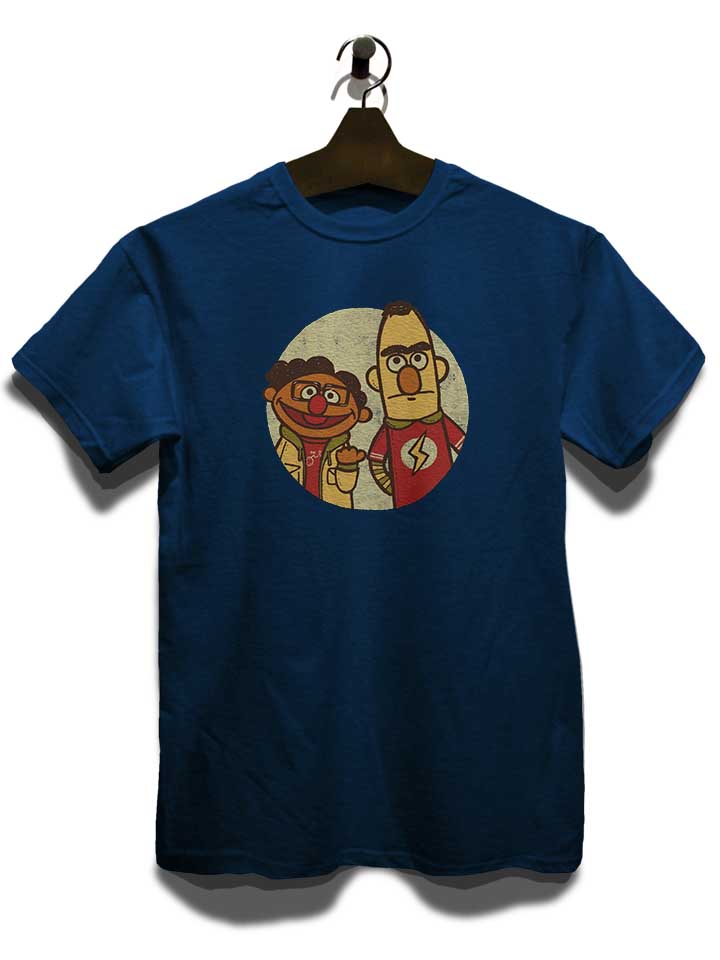 ernie-bert-nerds-t-shirt dunkelblau 3