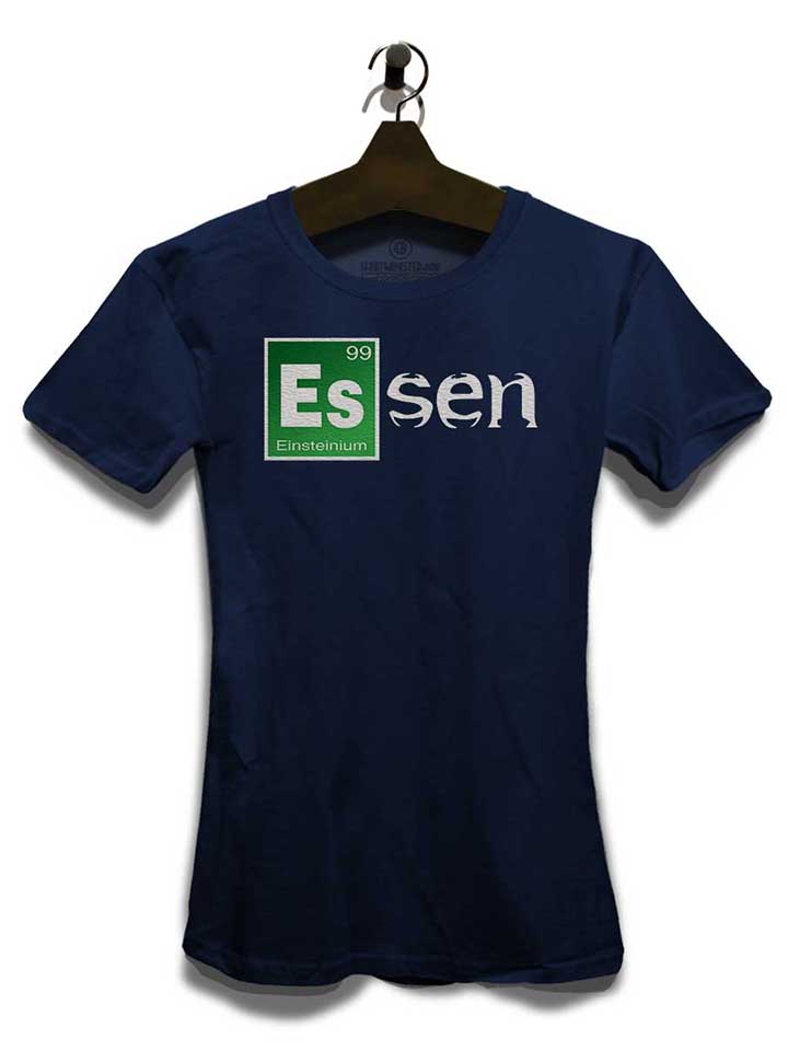essen-damen-t-shirt dunkelblau 3
