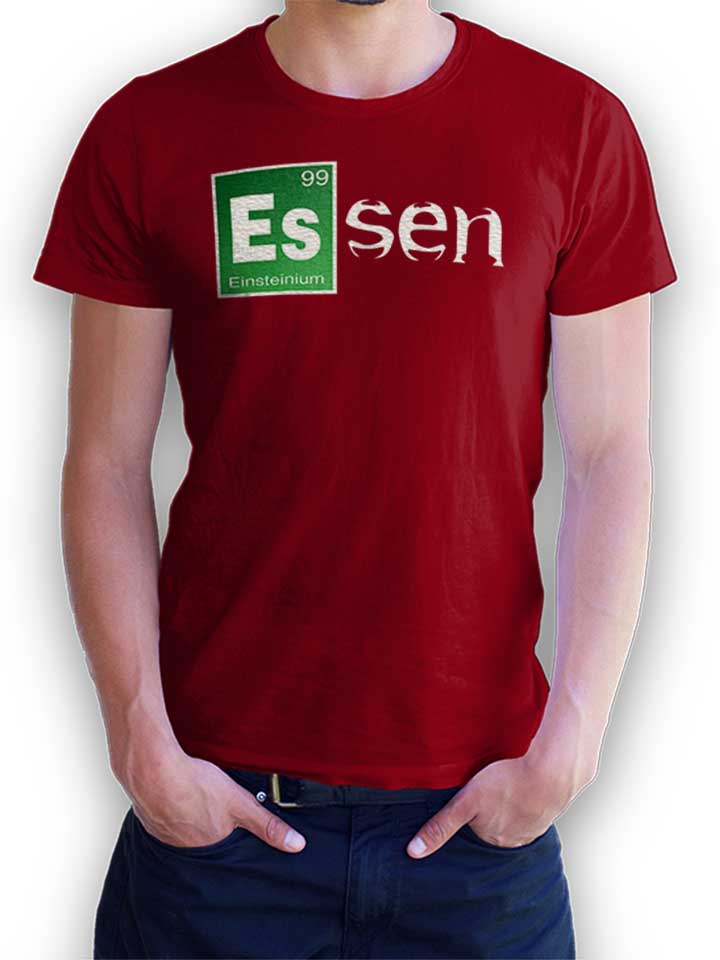 essen-t-shirt bordeaux 1