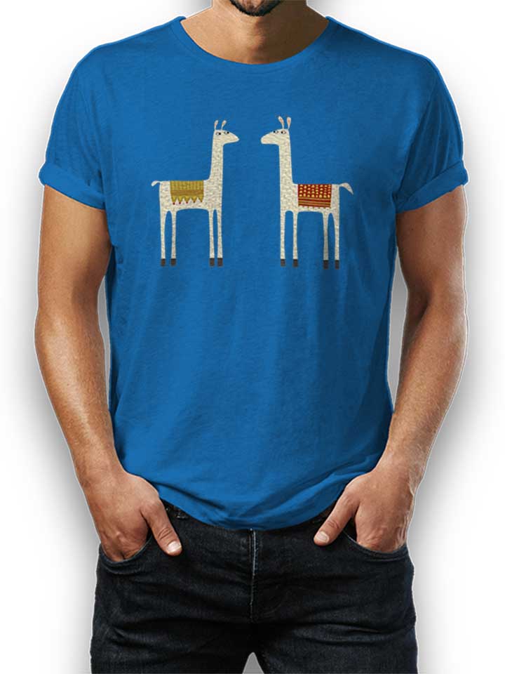 Everyone Lloves A Llama T-Shirt royal-blue L