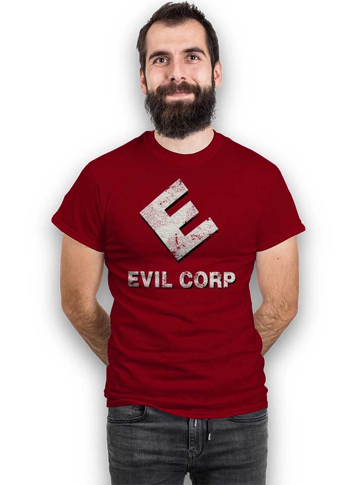 evil-corp-t-shirt bordeaux 2
