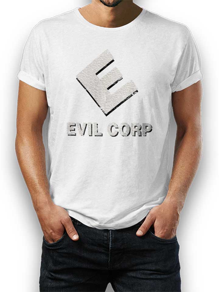Evil Corp T-Shirt bianco L