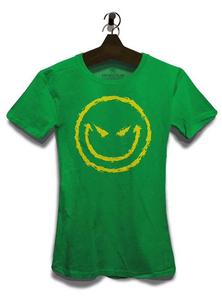 evil-smiley-damen-t-shirt gruen 3