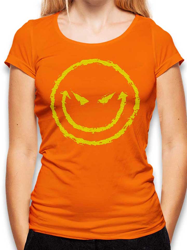 evil-smiley-damen-t-shirt orange 1
