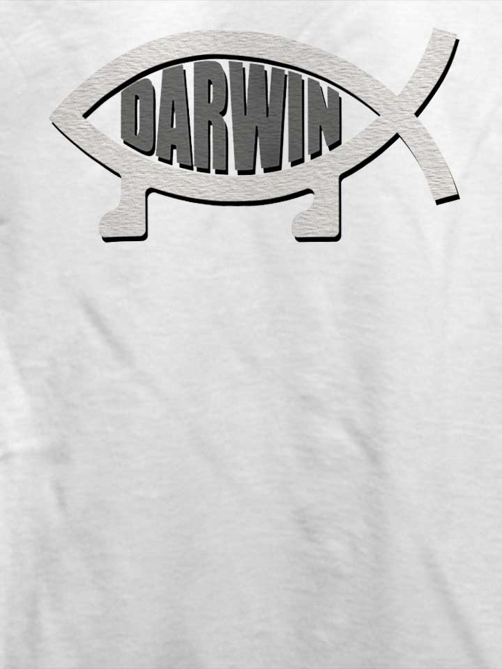 evolution-darwin-t-shirt weiss 4