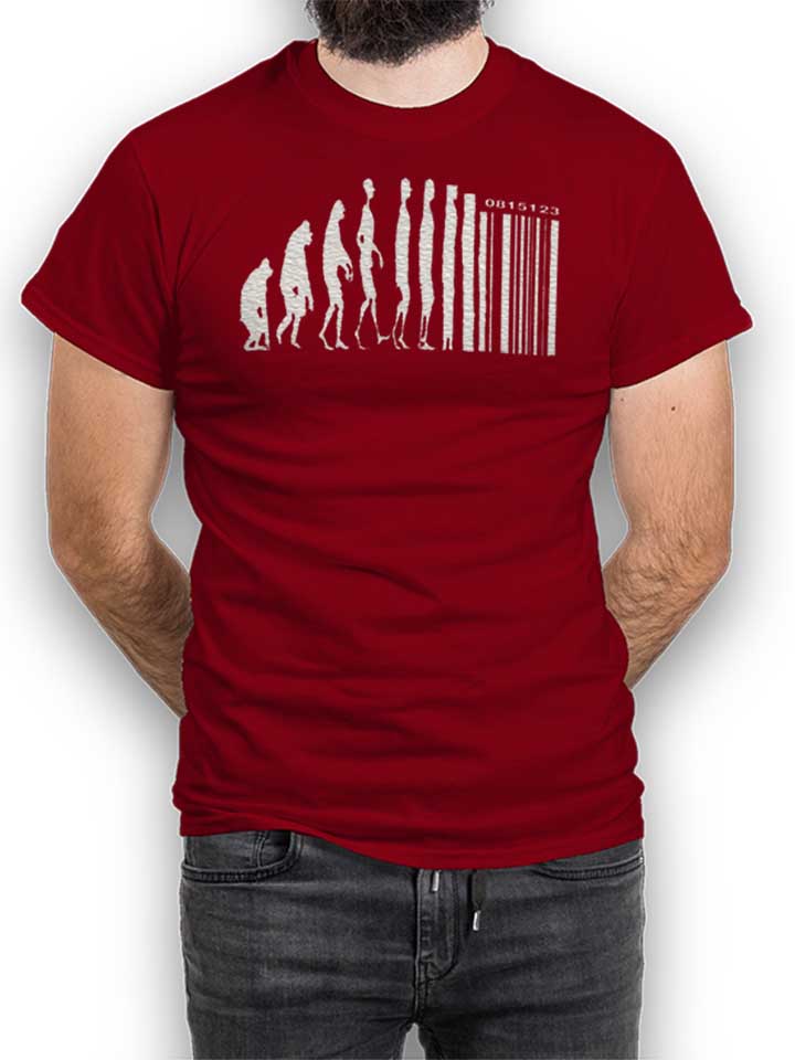 Evolution Digital T-Shirt bordeaux L