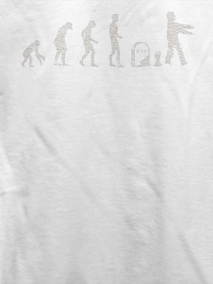 evolution-zombie-vintage-t-shirt weiss 4
