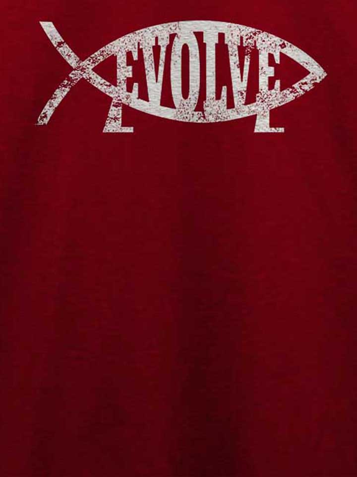 evolve-vintage-t-shirt bordeaux 4