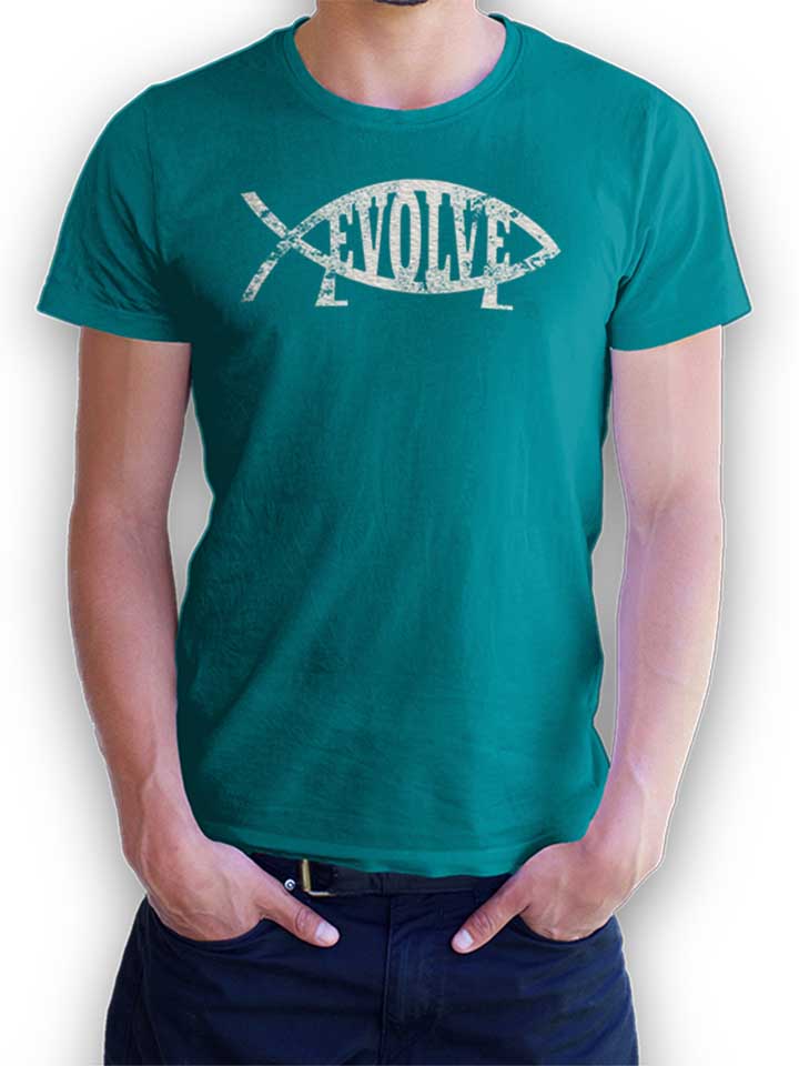 Evolve Vintage T-Shirt tuerkis L
