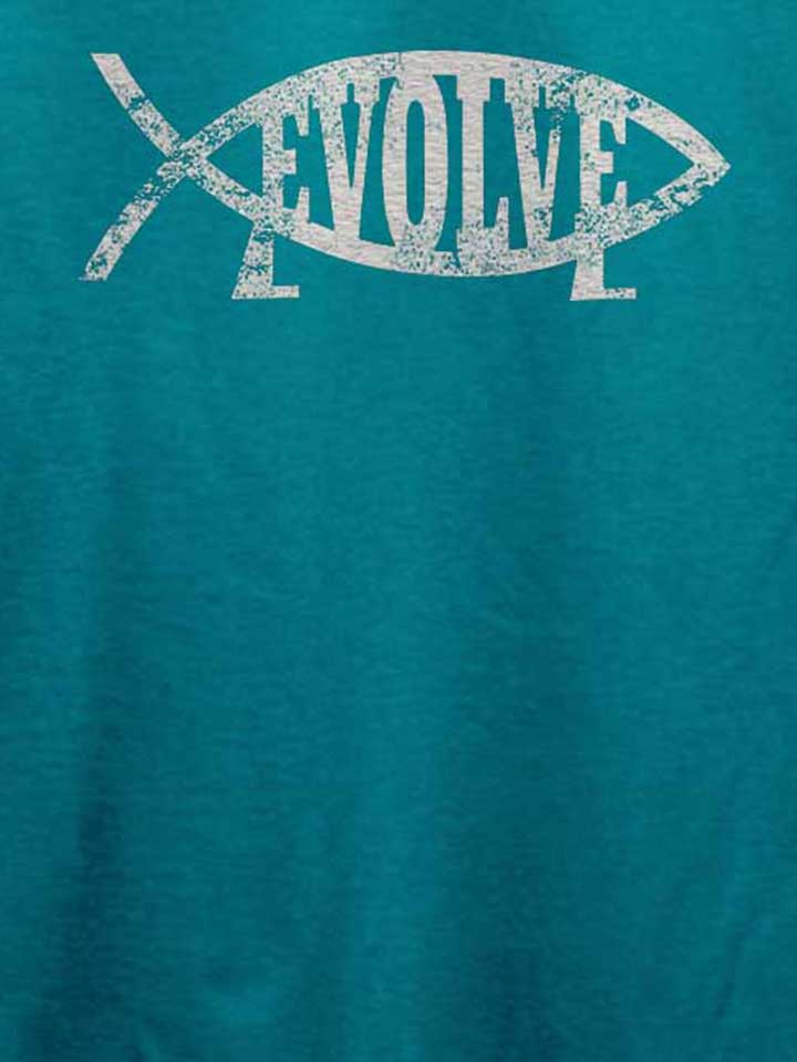 evolve-vintage-t-shirt tuerkis 4