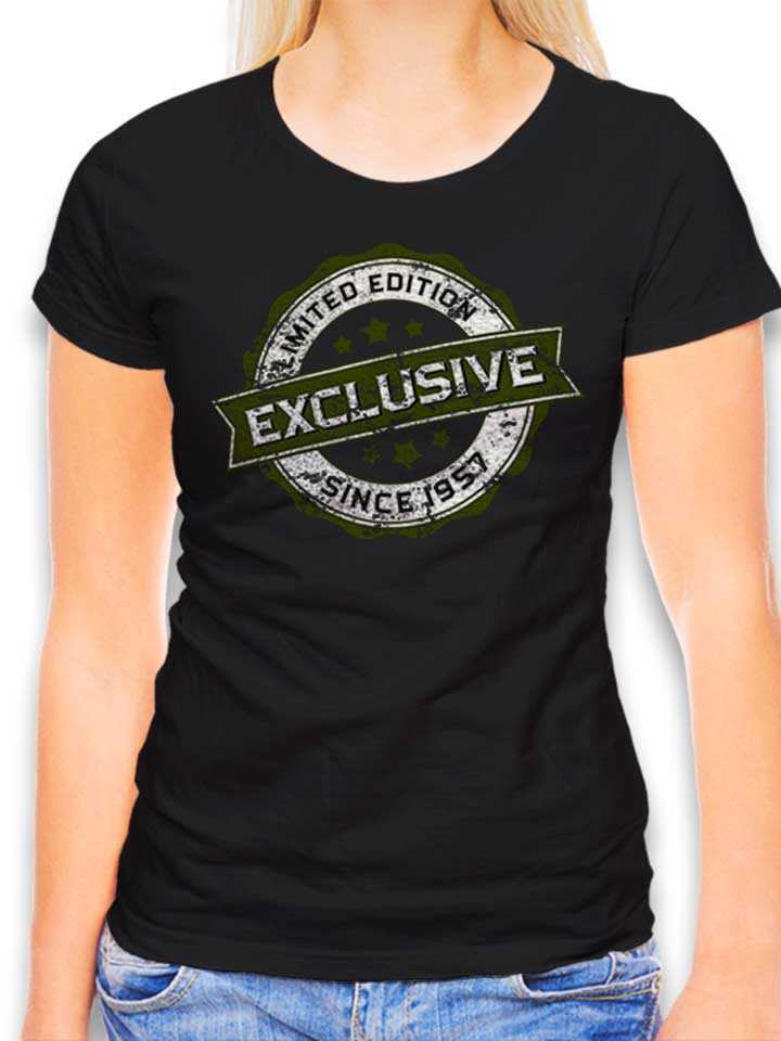 exclusive-since-1957-damen-t-shirt schwarz 1