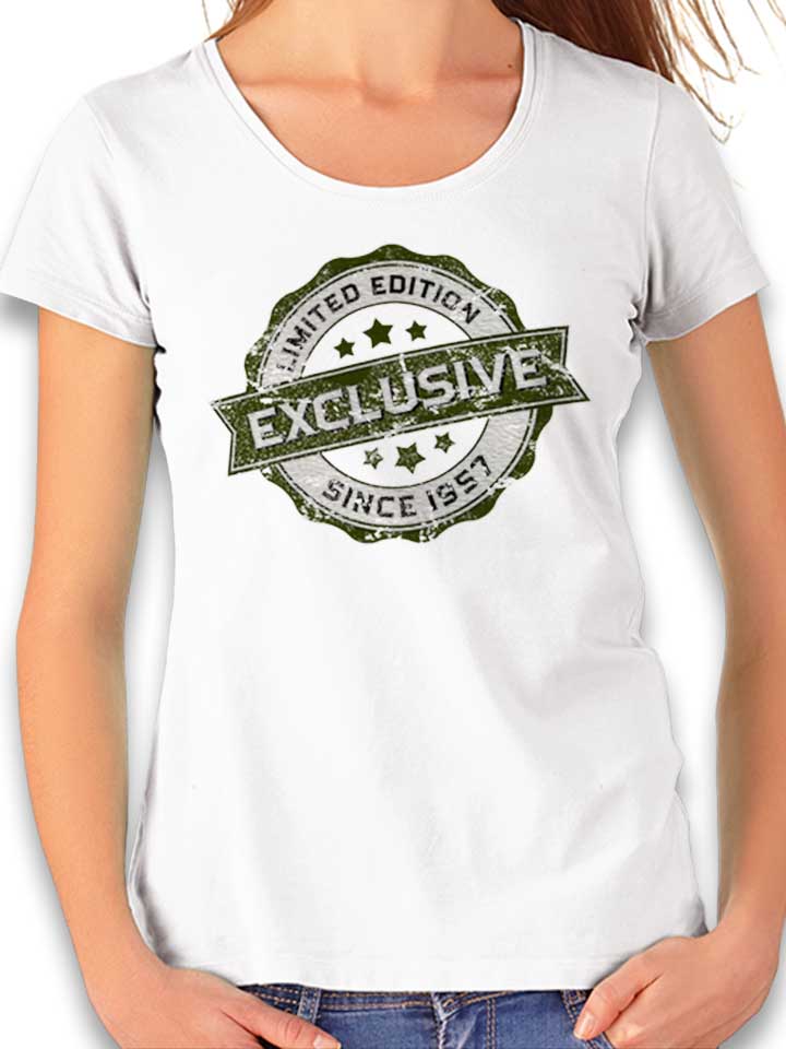 Exclusive Since 1957 Damen T-Shirt weiss L