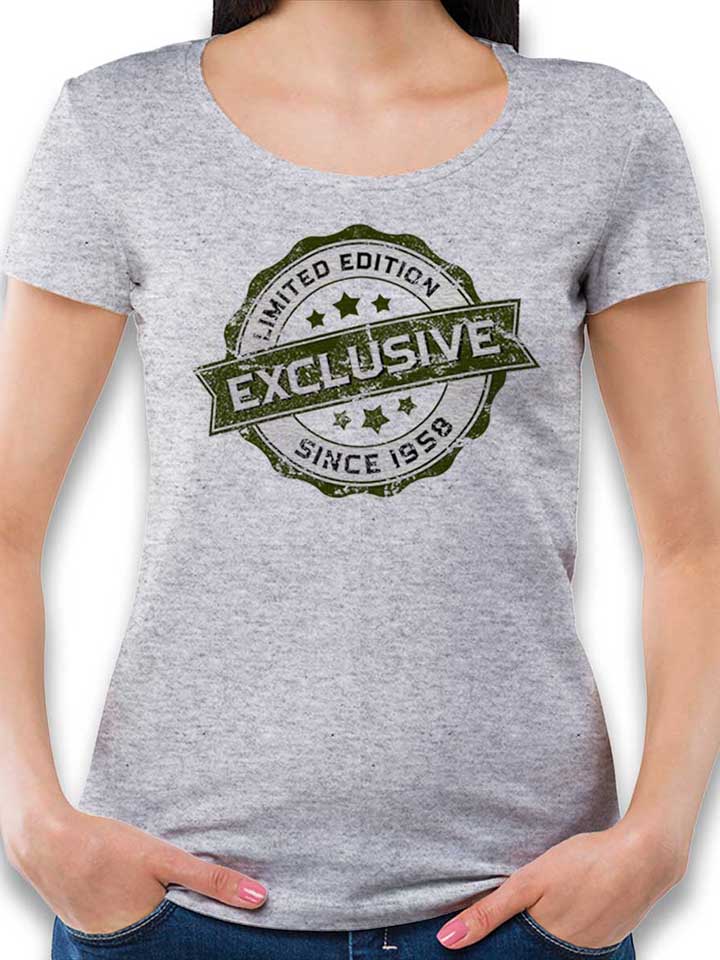 Exclusive Since 1958 Damen T-Shirt grau-meliert L