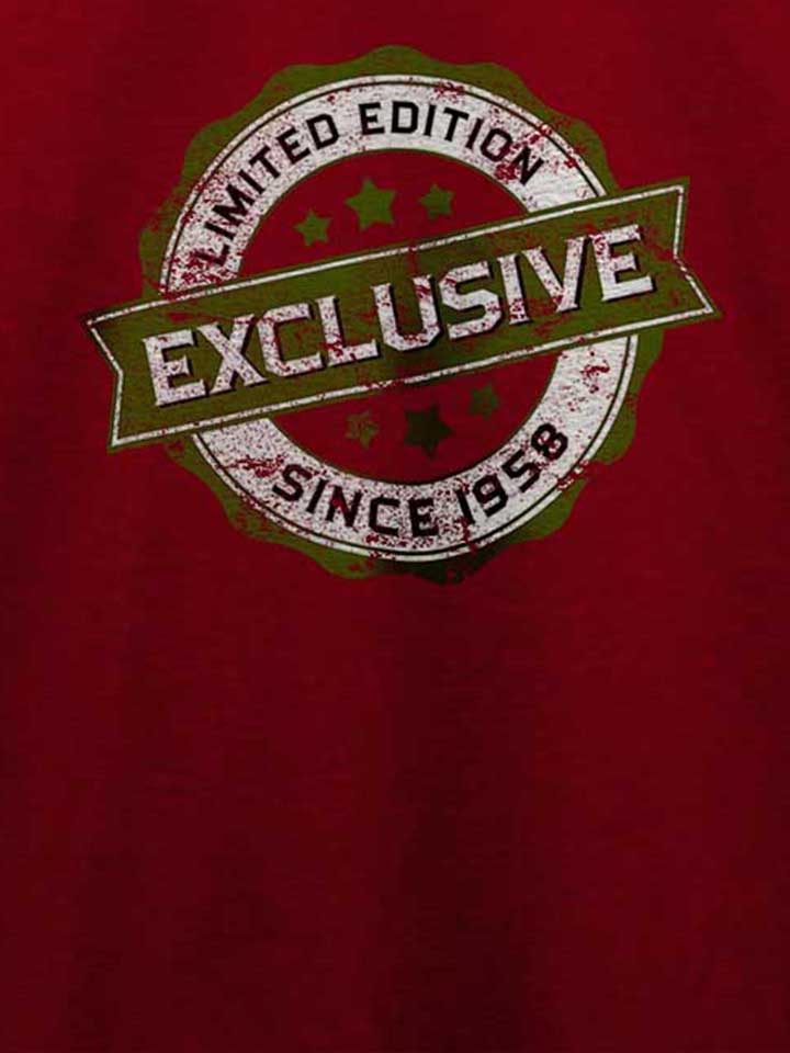 exclusive-since-1958-t-shirt bordeaux 4