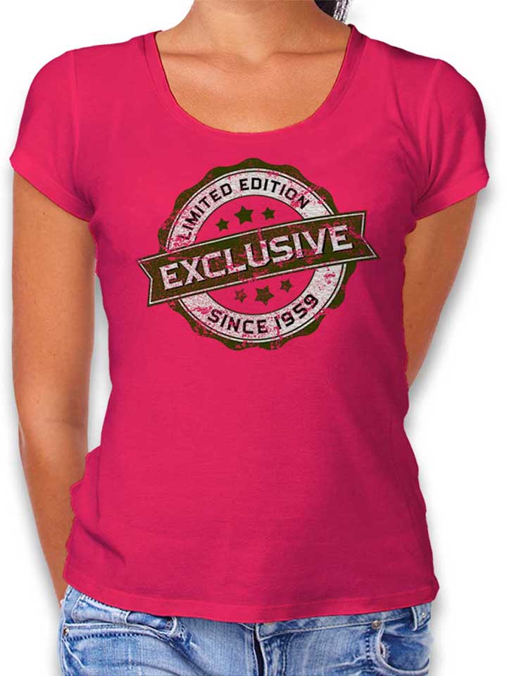 exclusive-since-1959-damen-t-shirt fuchsia 1