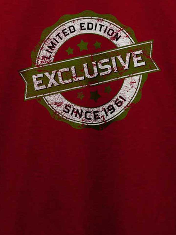 exclusive-since-1961-t-shirt bordeaux 4