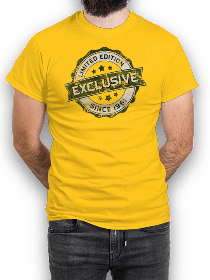 Exclusive Since 1961 T-Shirt giallo L
