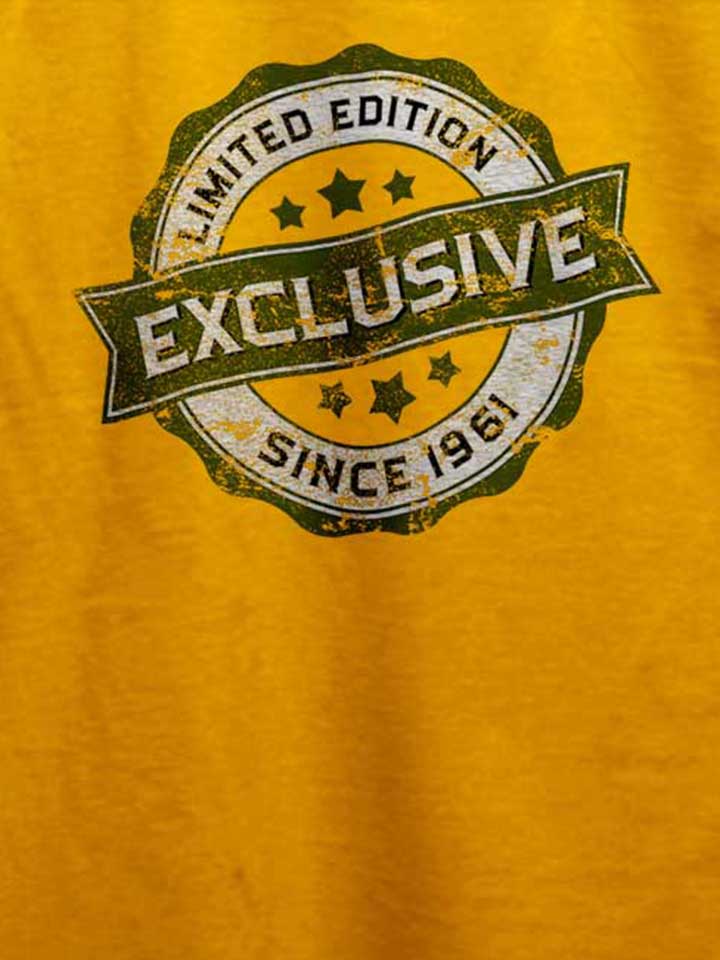 exclusive-since-1961-t-shirt gelb 4