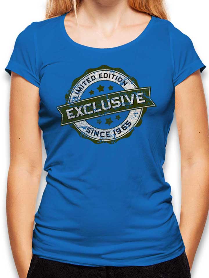 exclusive-since-1965-damen-t-shirt royal 1