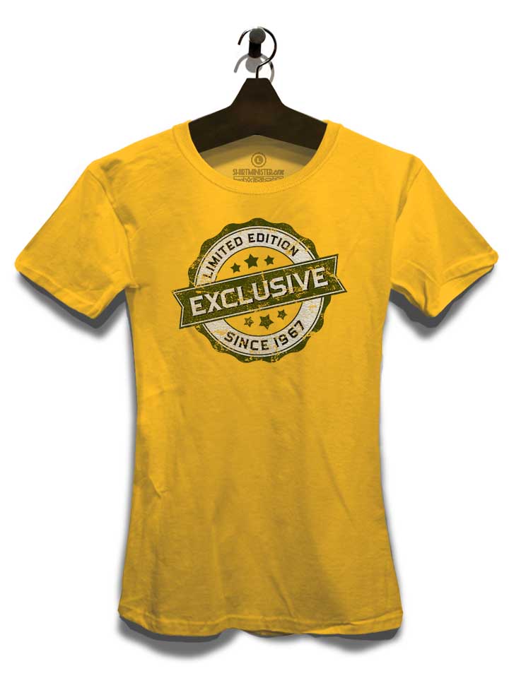 exclusive-since-1967-damen-t-shirt gelb 3
