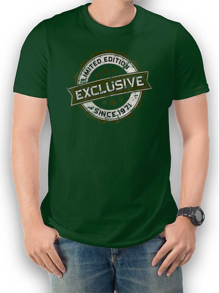 Exclusive Since 1971 T-Shirt dunkelgruen L
