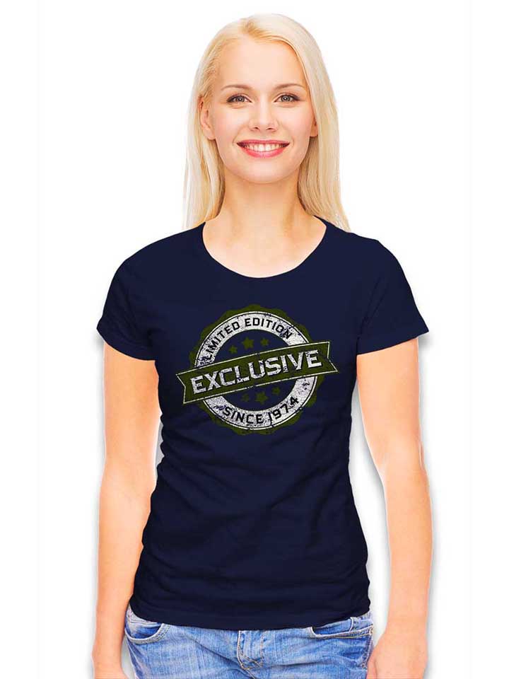 exclusive-since-1974-damen-t-shirt dunkelblau 2