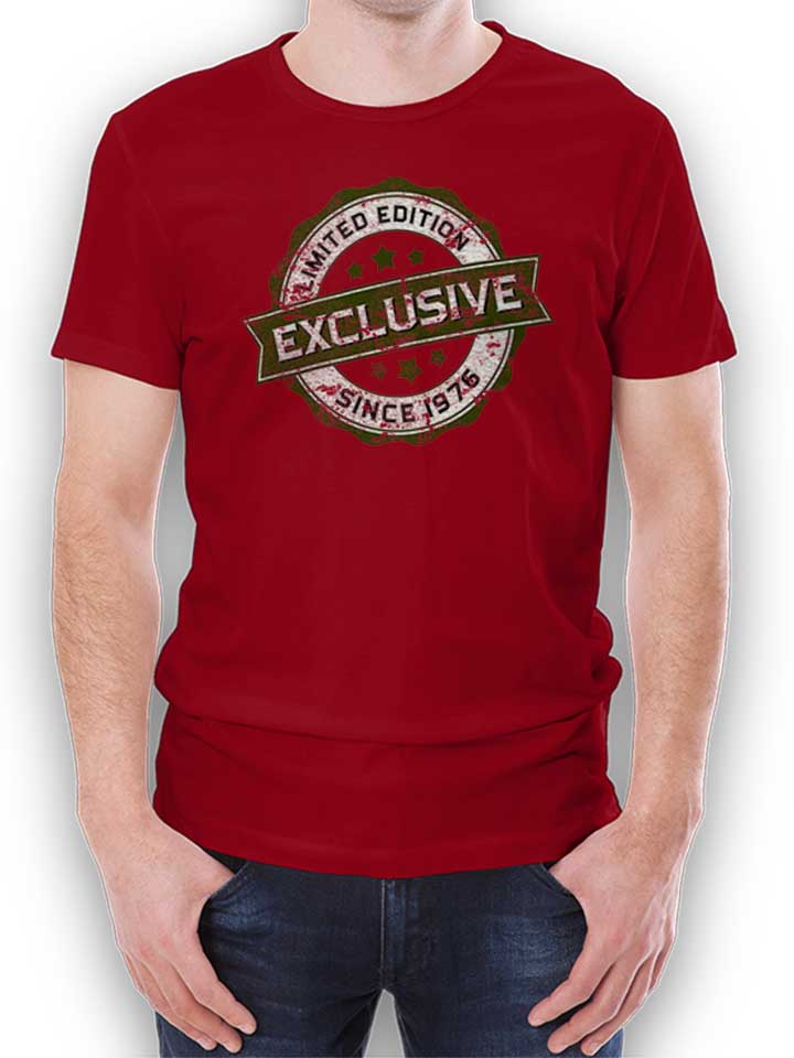 exclusive-since-1976-t-shirt bordeaux 1