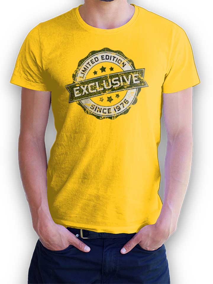 Exclusive Since 1976 T-Shirt gelb L